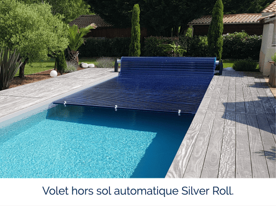 Volet hors sol automatique avec lames solaires